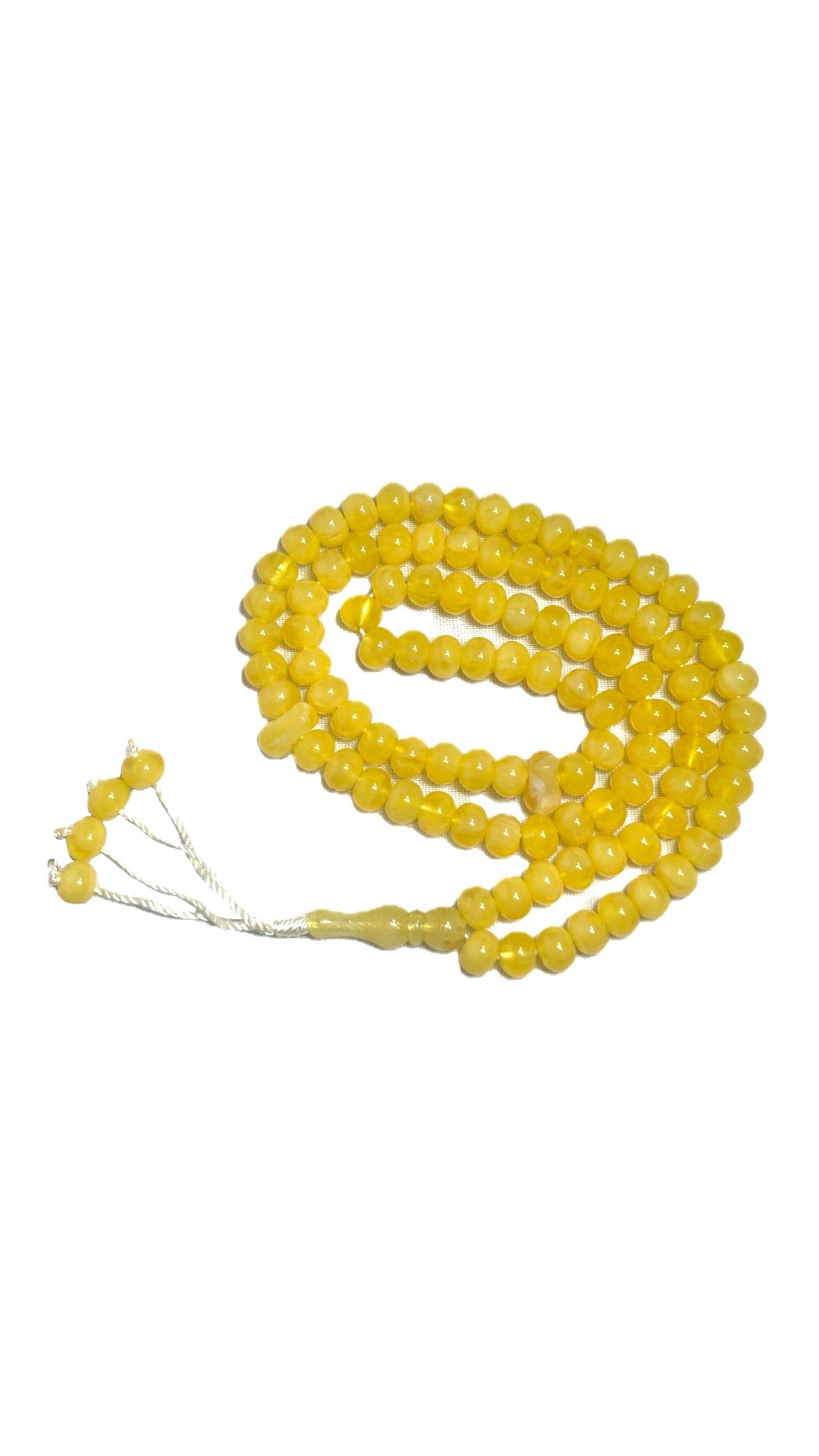 Yellow Prayer Beads