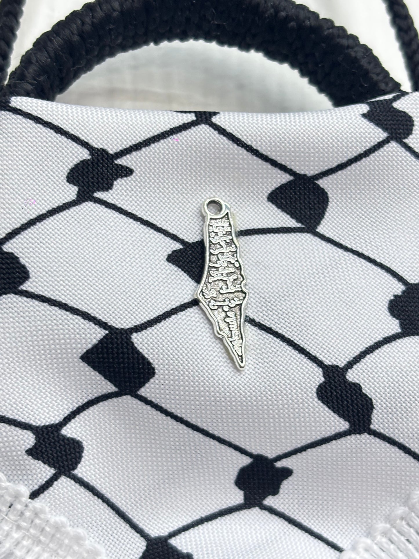 Palestinian Kuffiyeh and Igal Car Mirror Accessory