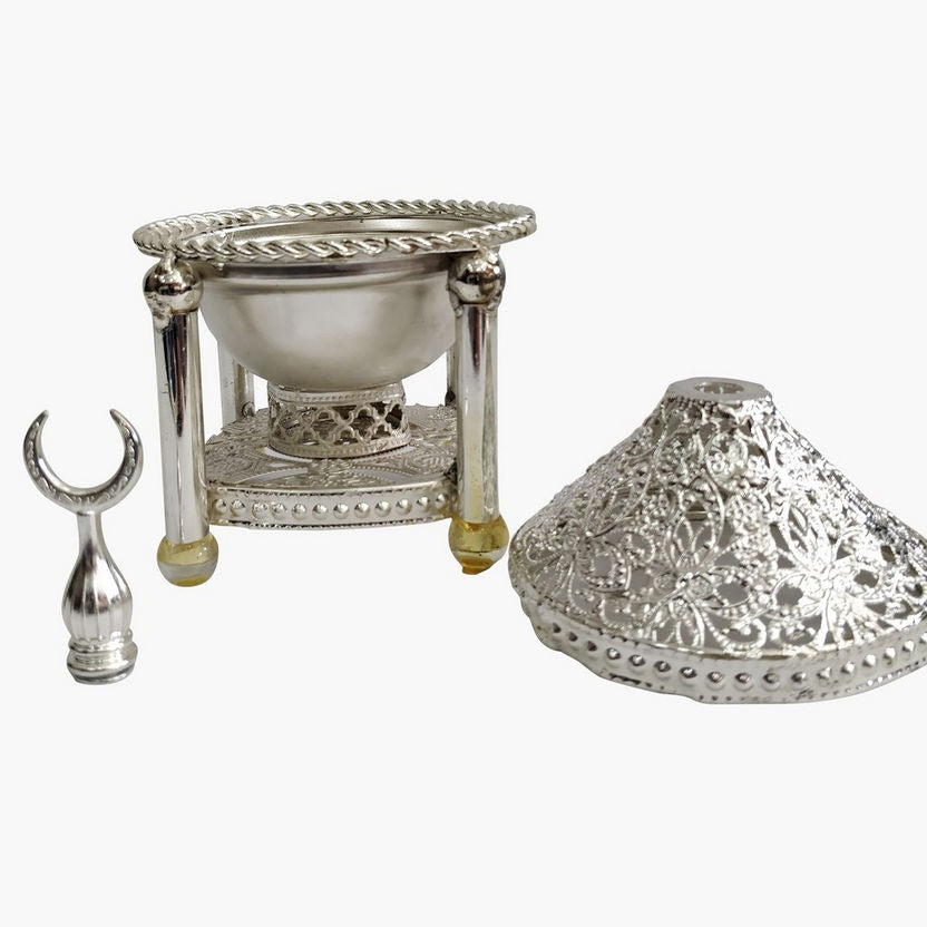 Small Silver Incense Burner