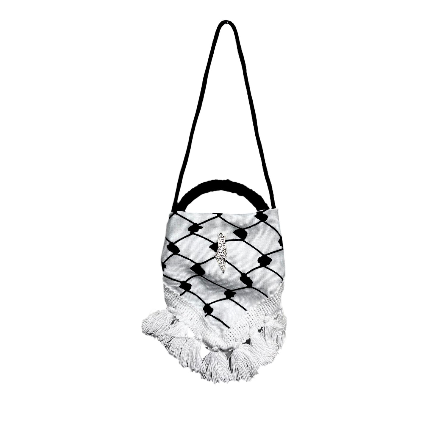 Palestinian Kuffiyeh and Igal Car Mirror Accessory