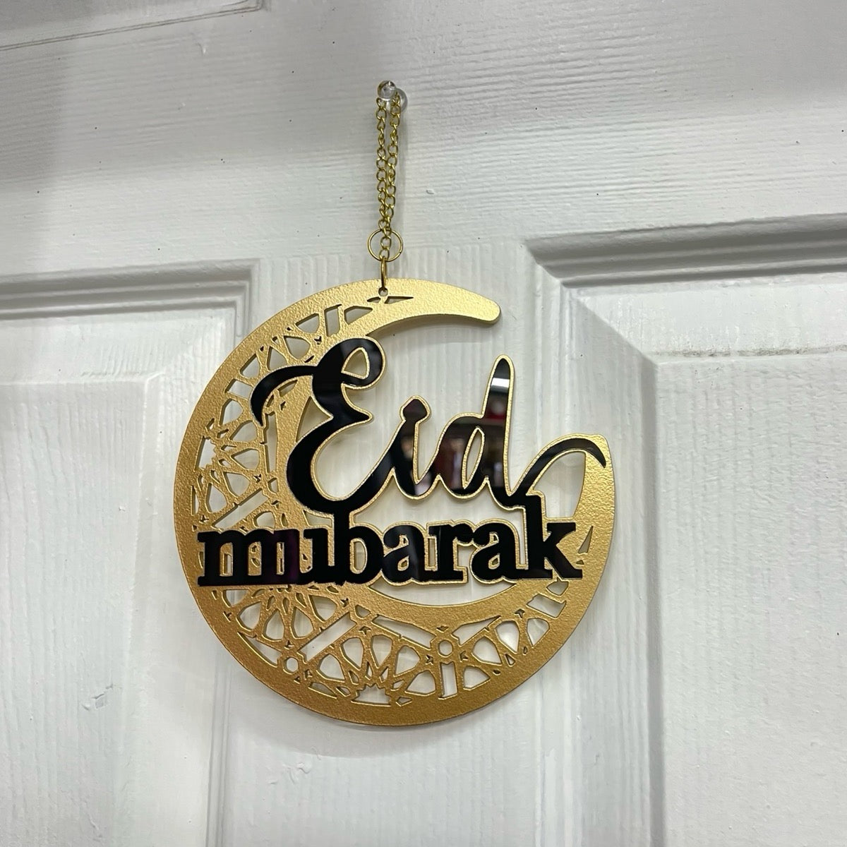 Eid Mubarak Crescent Hanging