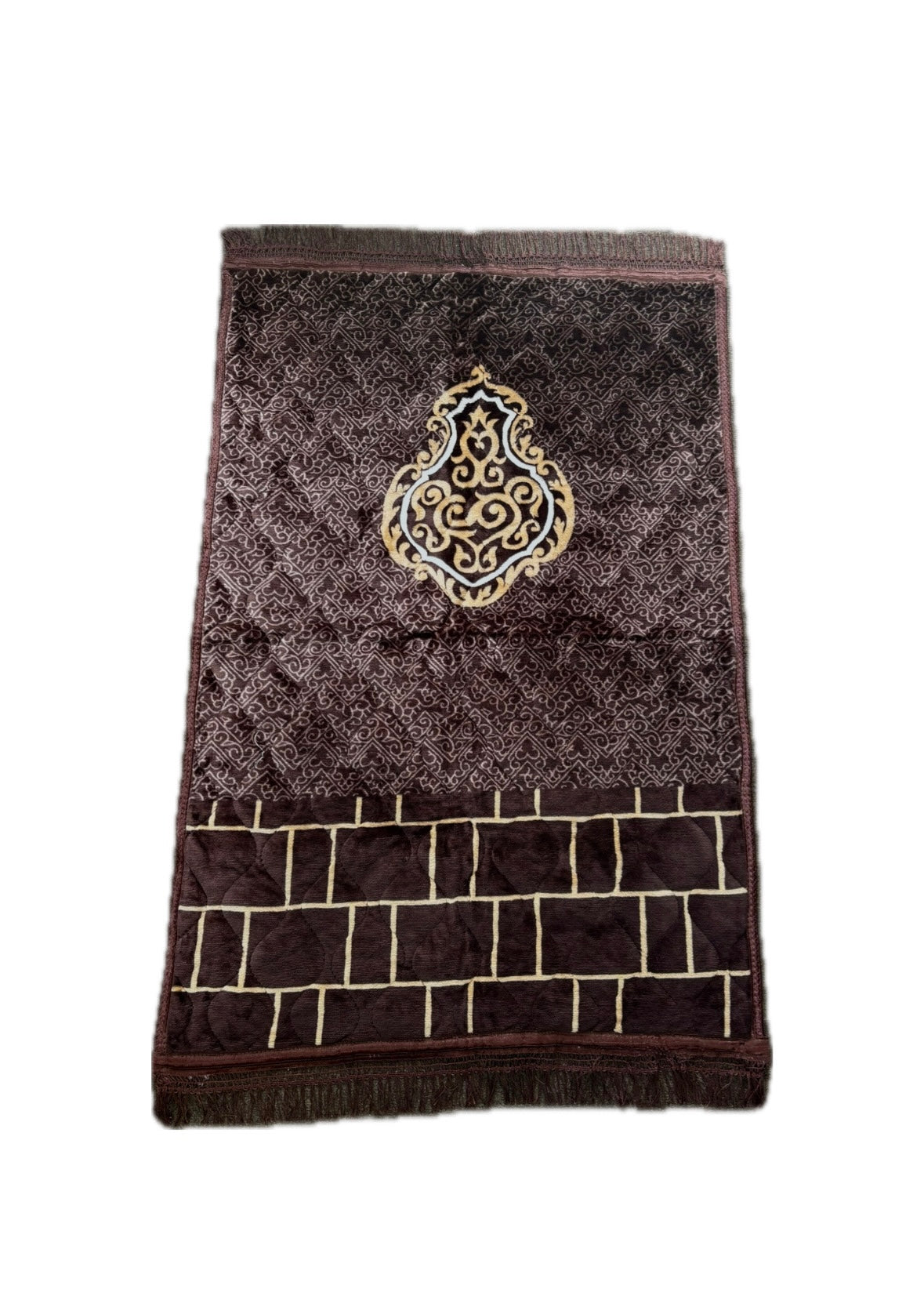 Brown Plushy Prayer Mat