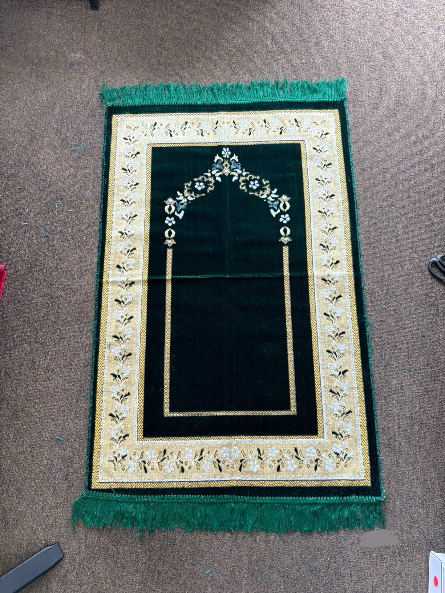 Green Prayer Mat