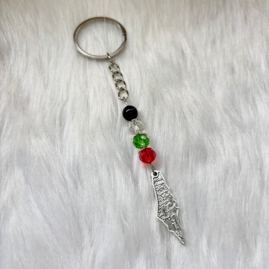 Palestinian Beaded Keychain