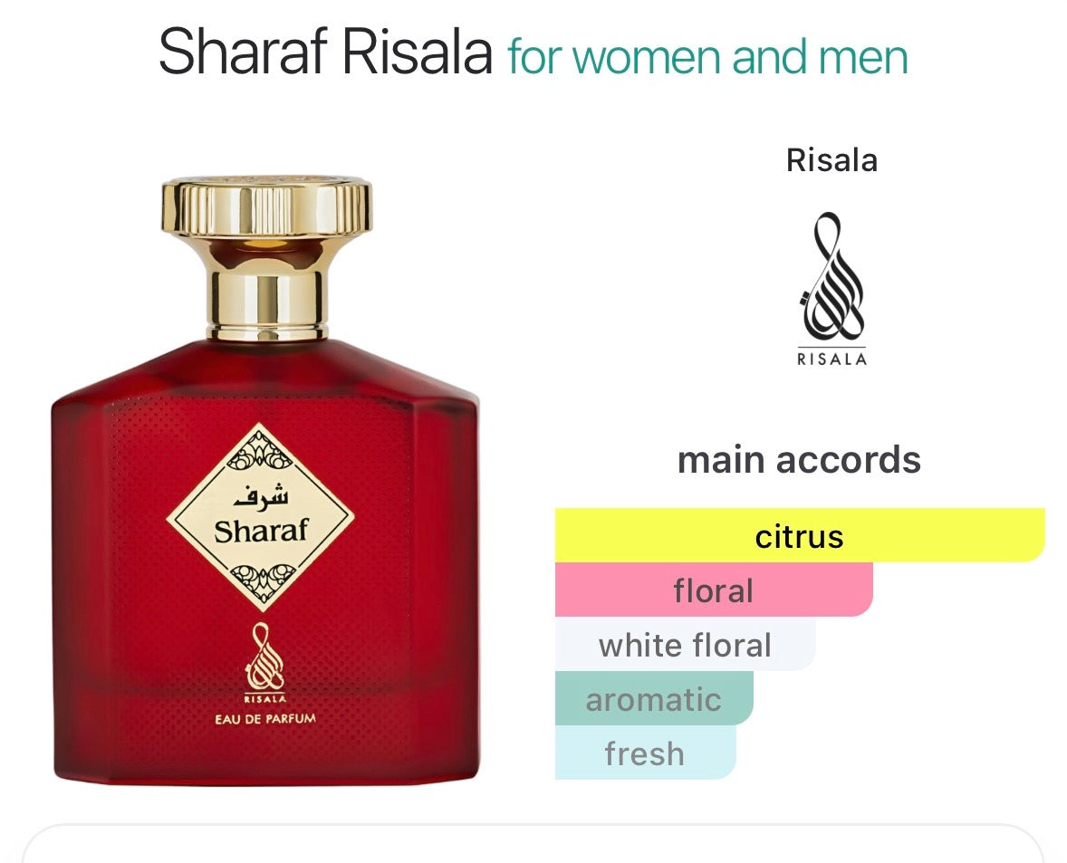 Sharaf Eau De Parfum by Risala