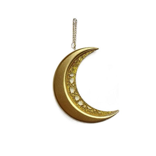 Gold Crescent Moon Ramadan Wall & Door Hanging